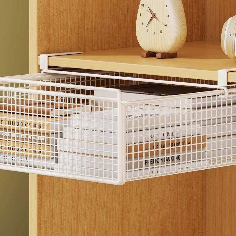 宿舍神器桌下收纳挂篮学生寝室书桌收纳架衣柜分层隔板床边置物架,淘宝优惠券,粉丝福利购,淘宝优惠卷