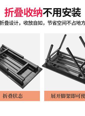 可折叠桌子简约租房用餐桌家用长方形简易小户型方桌长桌吃饭摆摊