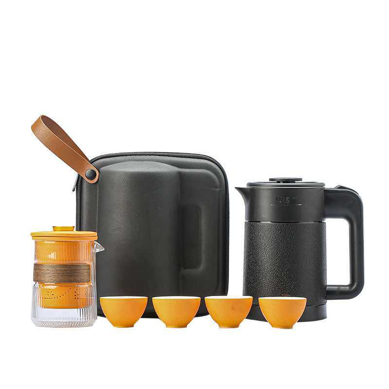 SAST旅行茶具一壶四杯电热水壶600ml小型酒店用办公室便携随手泡,淘宝优惠券,粉丝福利购,淘宝优惠卷