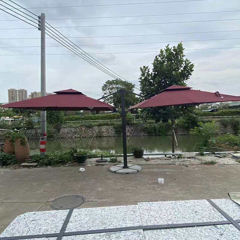 户外休闲花园庭院伞别墅铝合金中柱伞露台咖啡店遮阳伞厂家直供,淘宝优惠券,粉丝福利购,淘宝优惠卷
