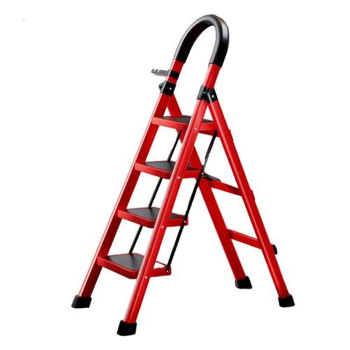 梯子家用折叠梯室内人字工程梯便携多功能小楼梯叉伸缩加厚扶梯凳 - 图3