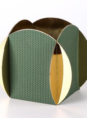 现代花器轻奢金属皮革干花花样JXM瓶间板客厅饰品家居艺术饰品摆