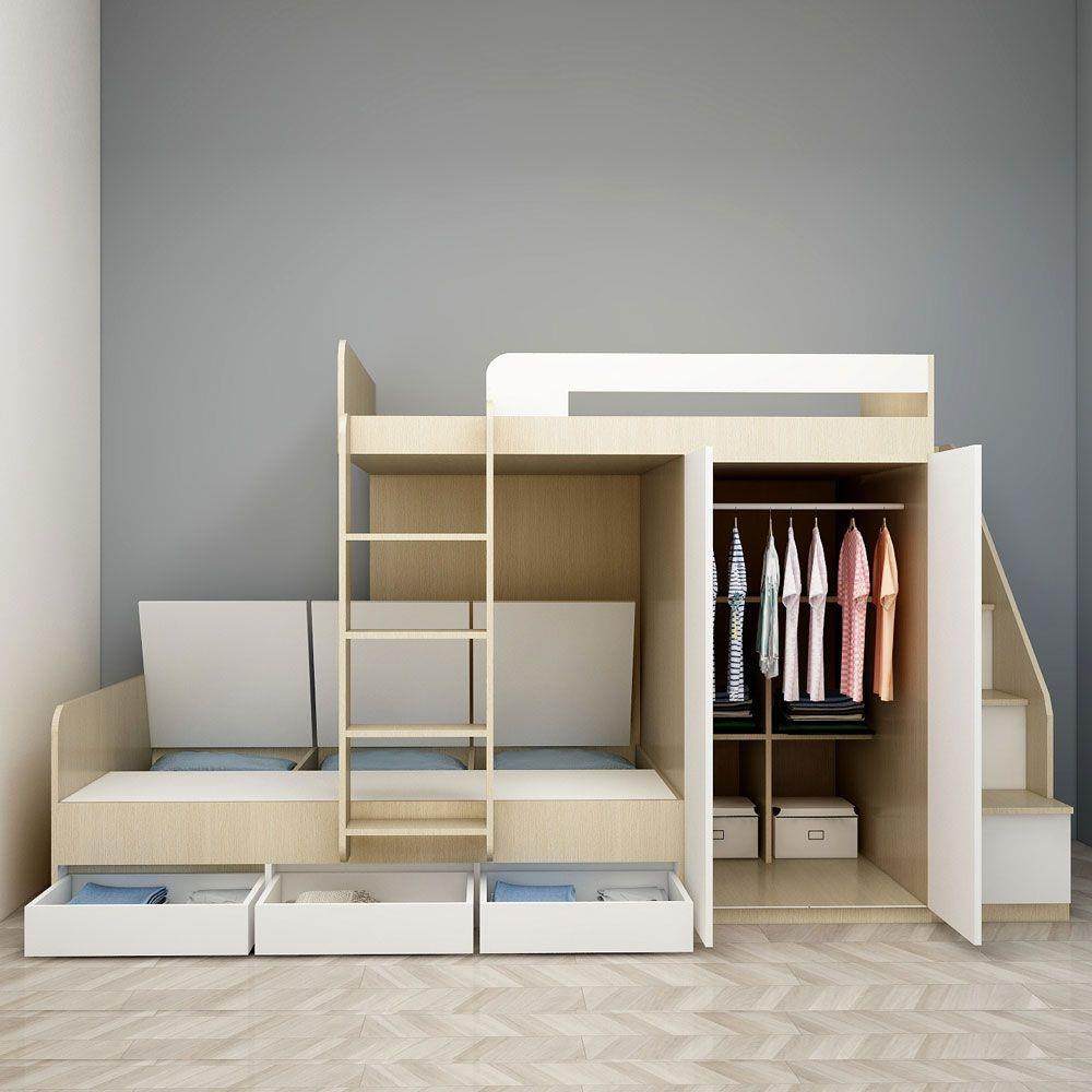 交错式上下床双层床多功能儿童房高低床小户型省空间榻榻米组合床,淘宝优惠券,粉丝福利购,淘宝优惠卷