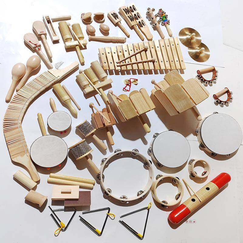 奥尔夫乐器套装儿童乐器玩具40件套音乐教具打击乐器套装,淘宝优惠券,粉丝福利购,淘宝优惠卷