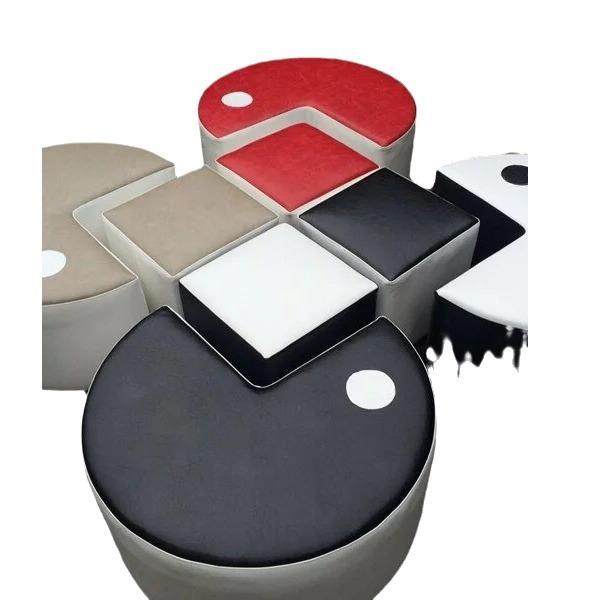 幼儿园沙发亲子园培训班母婴店沙发早教沙发贪吃蛇异形组合皮凳,淘宝优惠券,粉丝福利购,淘宝优惠卷