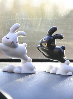 JOJOS L. PD.Rabbit.迷你摆件高级装饰品小摆件兔飞猛进  云兔