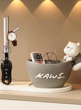 元宝入户鞋柜玄关钥匙置kqspxsnp客架收纳物件门口厅摆家居装饰品