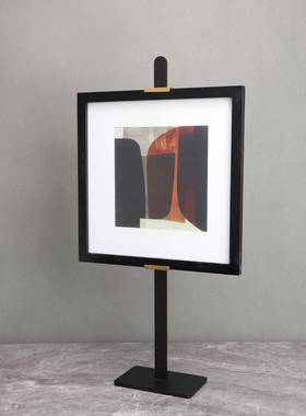 北欧AVB金属餐画架售样板房楼部卧室摆书房客厅厅电视柜桌面家居