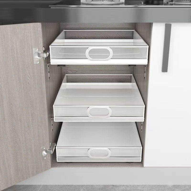 新款厨房抽能屉整理盒84不锈带轨道物抽拉式多功收钢纳盒储拉篮家,淘宝优惠券,粉丝福利购,淘宝优惠卷