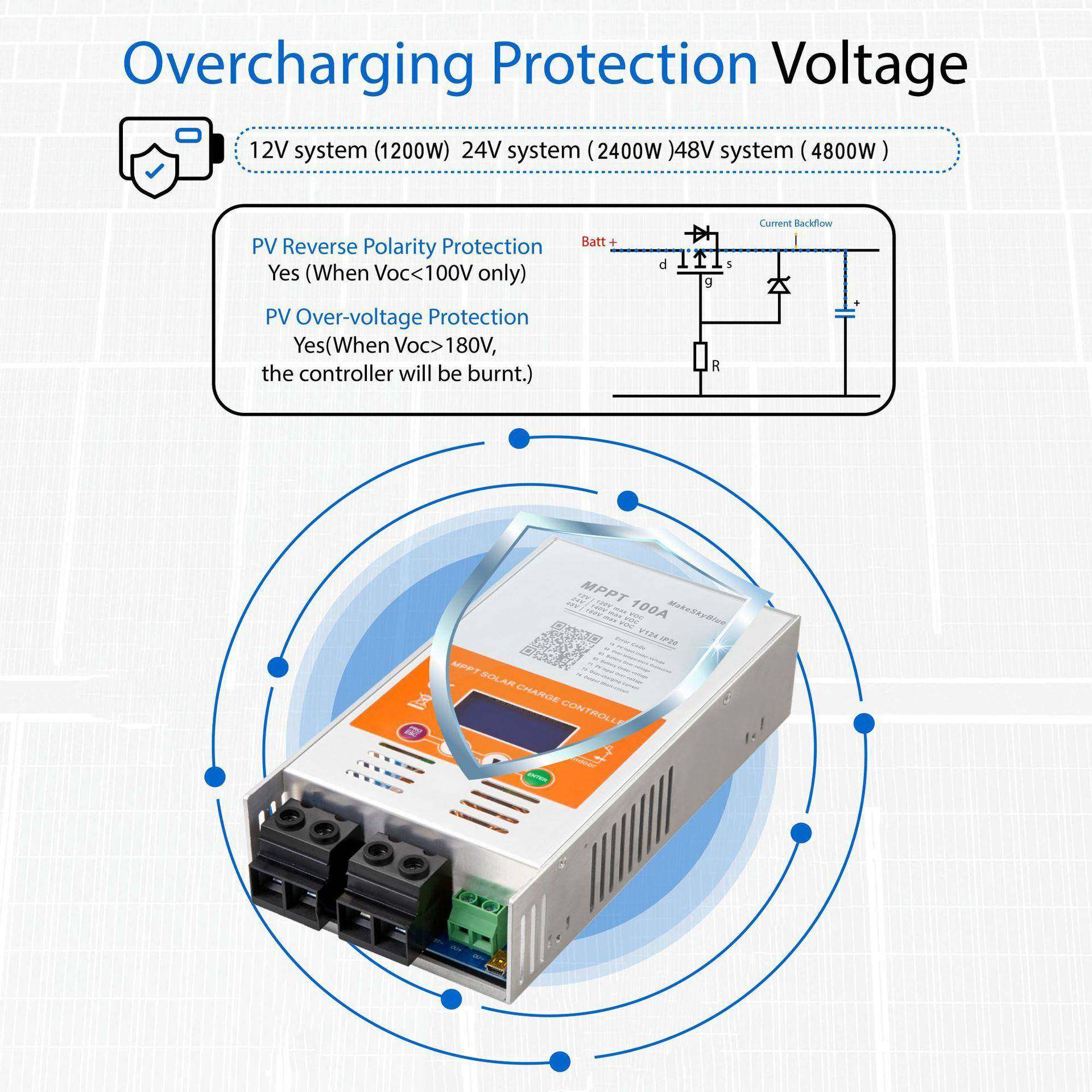 100A12V24V48V自60862识P别MPT太阳能动控制器,淘宝优惠券,粉丝福利购,淘宝优惠卷