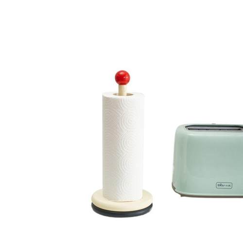 厨房纸巾架659创意木质卷纸立架保式纸巾纳架懒人抹布鲜膜收纳收 - 图3