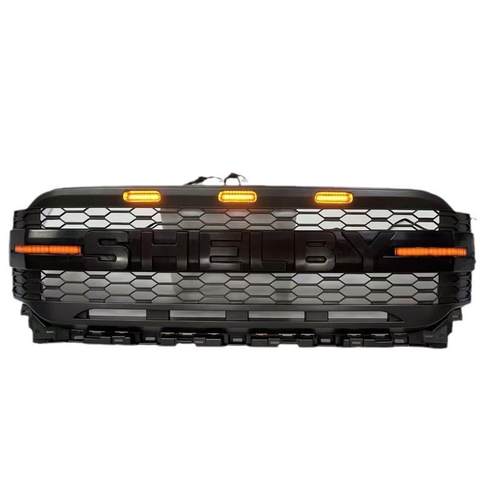 适用21-24年福特F150升级带灯前中网谢尔比款前中网格栅网格前脸 - 图3