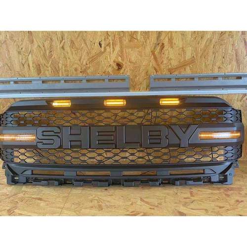 适用21-24年福特F150升级带灯前中网谢尔比款前中网格栅网格前脸 - 图2