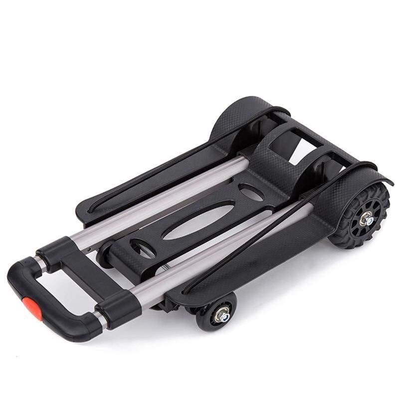 家用手拉车便携折叠行李车拖车铝管四轮物流手推车购物车,淘宝优惠券,粉丝福利购,淘宝优惠卷