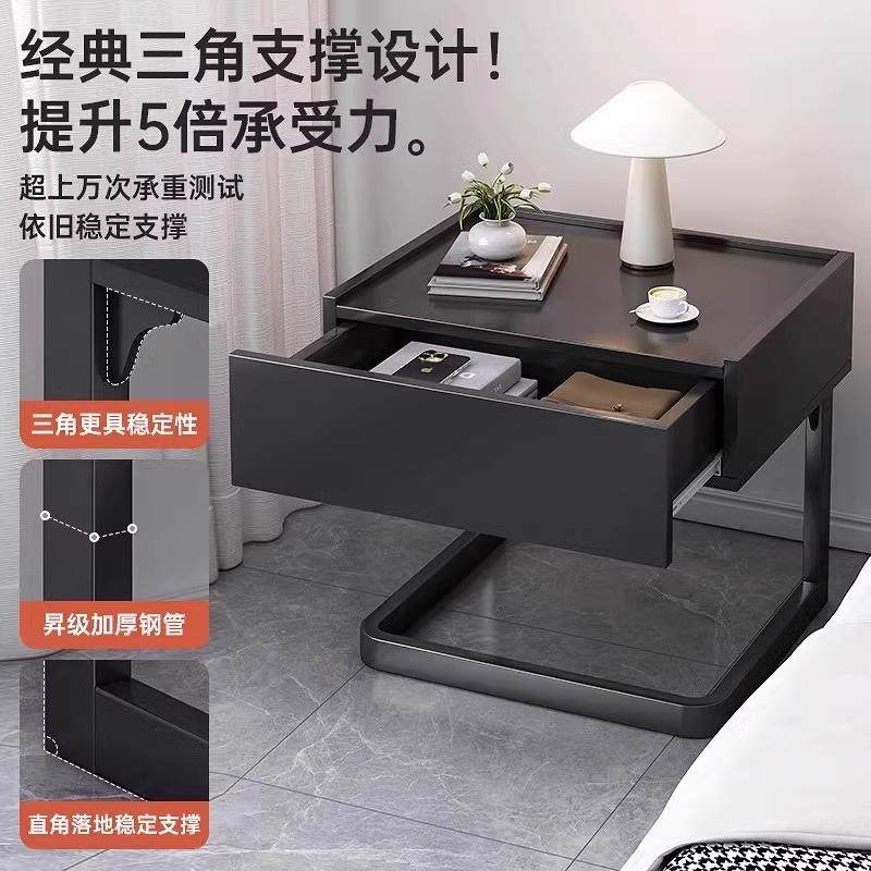 床头柜轻奢高级感家用悬浮床边柜床边收纳柜创意小柜子卧室床头柜,淘宝优惠券,粉丝福利购,淘宝优惠卷