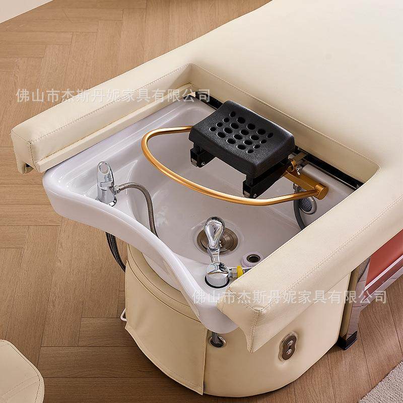 头疗床按摩洗头床足疗足浴沐足床电动升降起背美容熏蒸养发水循环,淘宝优惠券,粉丝福利购,淘宝优惠卷