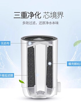 飞利浦龙头净水器WP3811滤芯WP3911/3921/3906适配3877/3876/3866