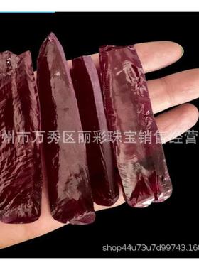 形育红宝石戒梨面裸石实室梨形培育验培植长Ru培by水滴形鸽血红宝