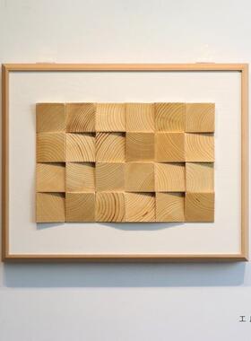 配电箱保装饰画遮挡盖板电表F986H9JT箱子框实木画外壳盖定制电闸