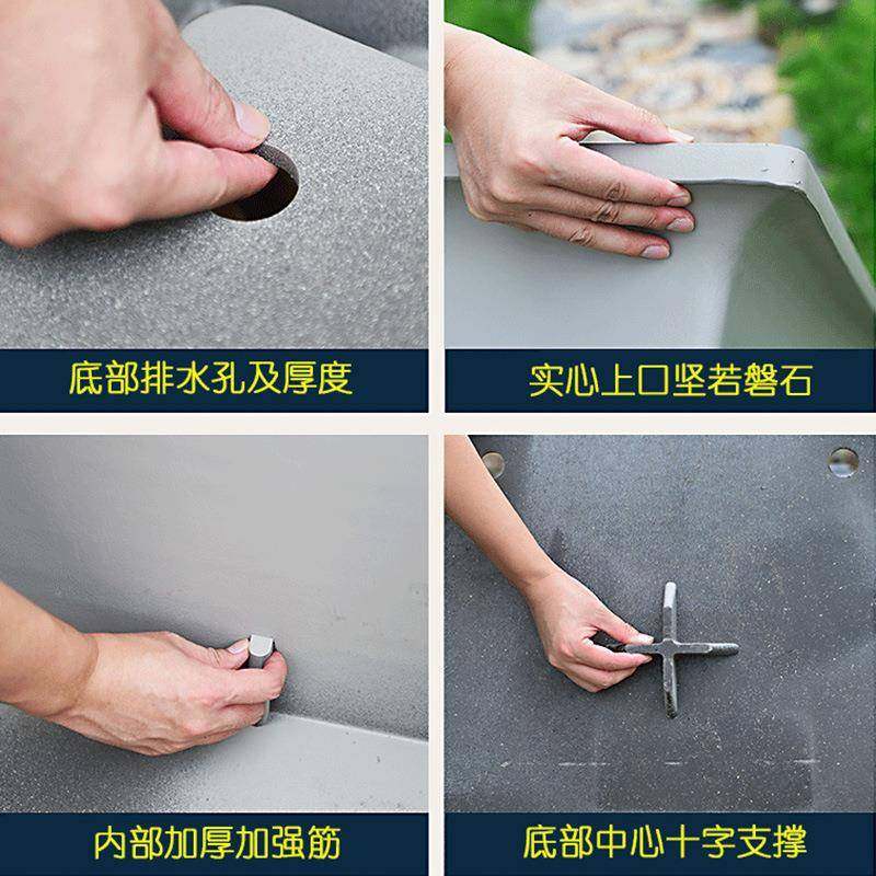 大型植物盆栽盆正方形特大号花盆仿紫砂塑料花箱户外特大加厚花箱,淘宝优惠券,粉丝福利购,淘宝优惠卷