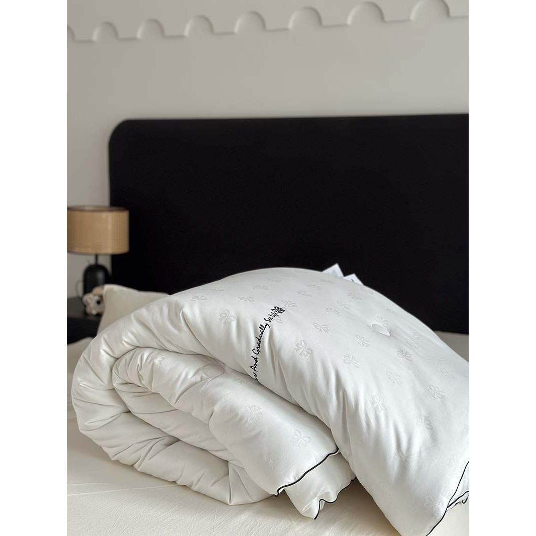 高品质A类60支全棉提花20%桑蚕丝雪绒被春秋被加厚款冬被被子被芯,淘宝优惠券,粉丝福利购,淘宝优惠卷