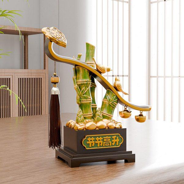 节节高升招财竹子摆件客厅桌面送领导办公室酒柜装饰升职国风礼物,淘宝优惠券,粉丝福利购,淘宝优惠卷