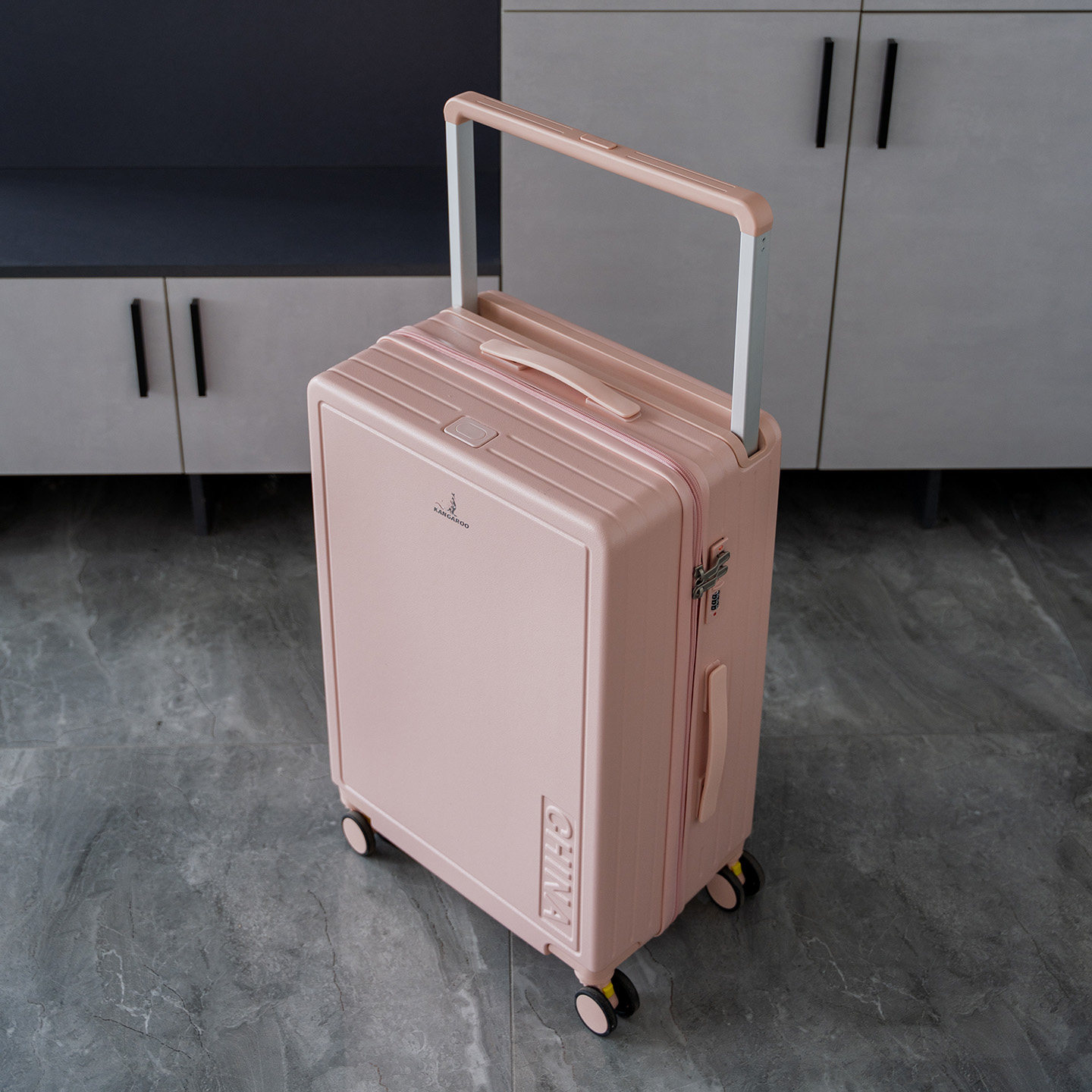 袋鼠2025新款子母行李箱24寸结实耐用加厚宽拉杆密码旅行皮箱子20 - 图1