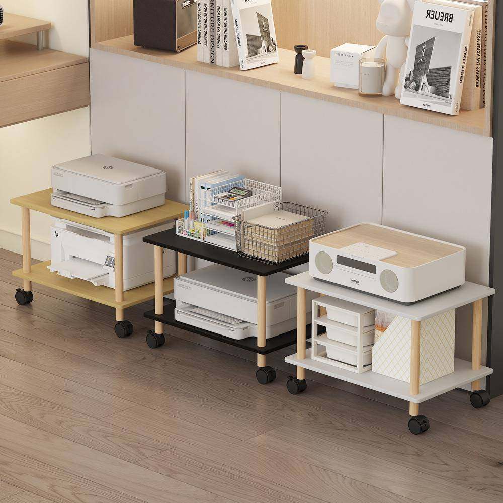 办公室打印机置物架落地带轮可移动多功能文件书箱沙发边柜收纳架,淘宝优惠券,粉丝福利购,淘宝优惠卷