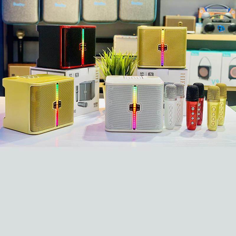 音符随音乐跳动唱歌音响新款上市带变声功能双U段卡拉OK音箱套装,淘宝优惠券,粉丝福利购,淘宝优惠卷
