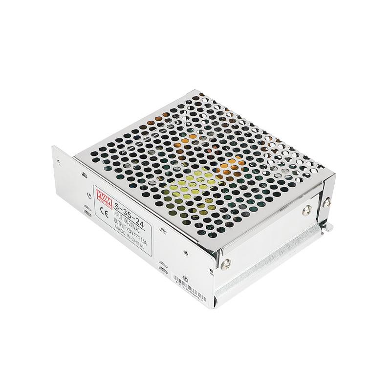 MEAN WELL S-35W-24 switching power supply 220V to DC 24V1.5A 12V3A36W monitoring and security transformer