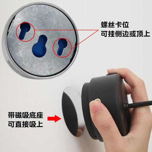 充电射灯 明装免打孔免布线可移动家用客厅背景墙壁画 led小射灯 - 图2