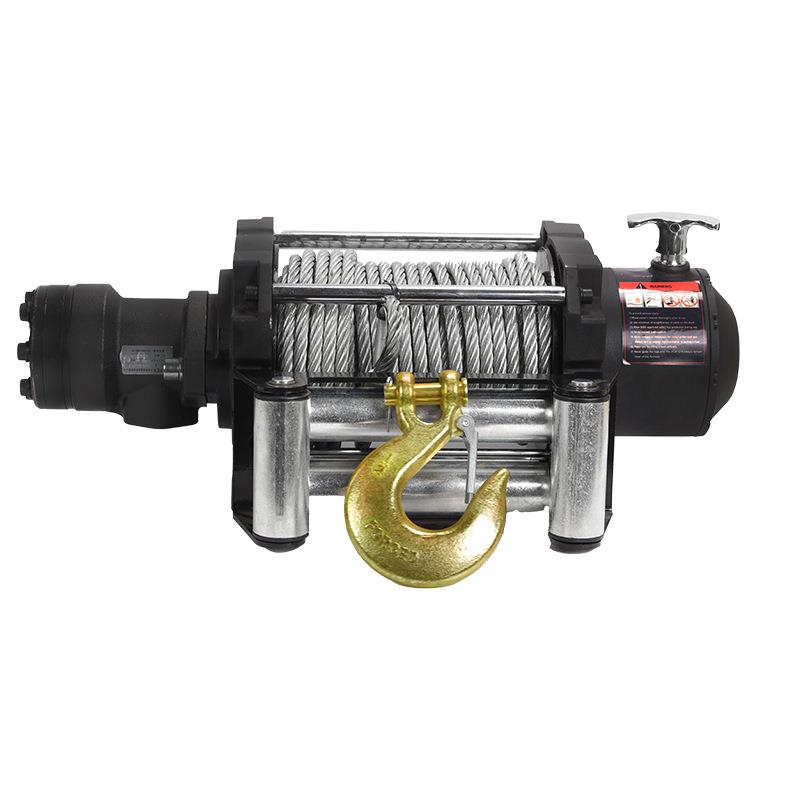 液压绞盘重型绞车液压卷扬机拖车救援电动绞盘挖掘机牵引液压绞盘 - 图3