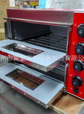 富麦商用红色喷漆款电披萨烤箱大容量面包蛋糕烘焙立式