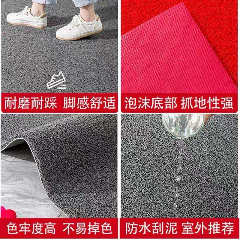 红地毯垫塑料防水丝圈地垫PVC门垫进门入户迎宾商用门口防滑脚垫,淘宝优惠券,粉丝福利购,淘宝优惠卷
