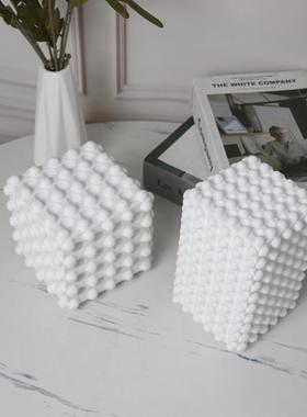 新中式筑装0015假山建物树脂几何摆件电视柜酒店玄关样间板家居软