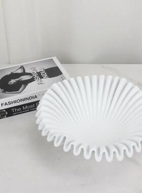 现代简约创意树脂装饰柜果盘摆件样房板酒店家居厅电客视玄关FMW