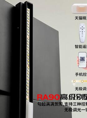 隐式藏架卧室现代简转约客厅角置书物架装饰落地灯casaLJLgd