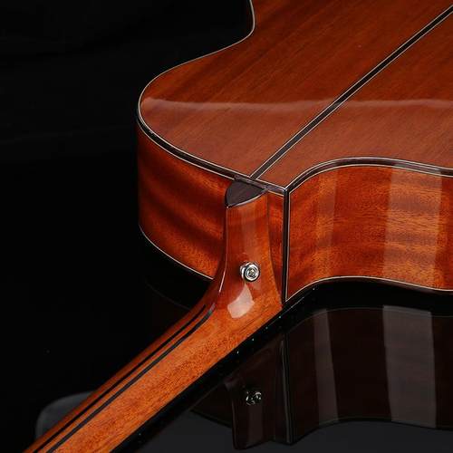 全单吉他41寸民谣吉他40寸云杉桃花芯亮光抛光单板实木琴 - 图1