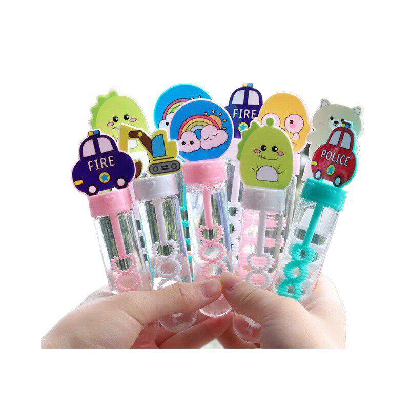 迷你泡泡棒卡通吹泡泡机玩具七彩泡泡礼物