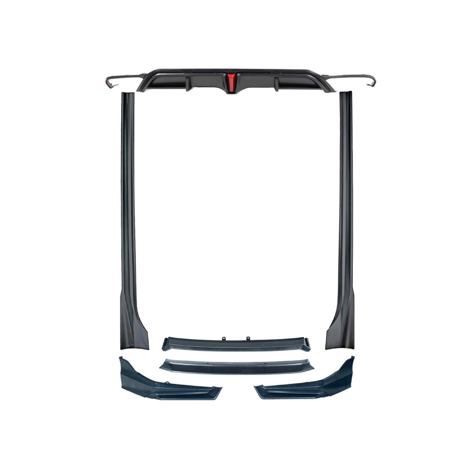 适用十一代两厢思域YOFER包围套件暗夜版改装前铲侧裙后唇后扰流,淘宝优惠券,粉丝福利购,淘宝优惠卷