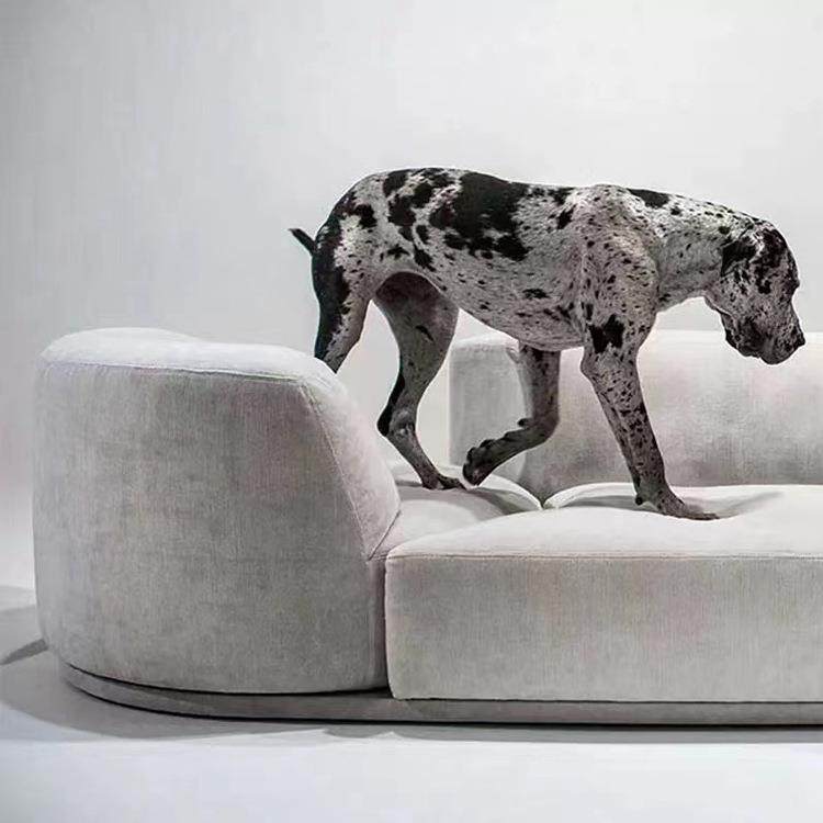 轻奢创意简洁设计师功能多人客厅组合意式乐园旋转棉麻布艺沙发,淘宝优惠券,粉丝福利购,淘宝优惠卷