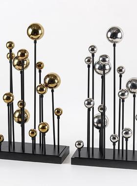 奢艺术气球雕塑家居轻饰品客厅书房饰桌FLW面群玄关装样板房酒店