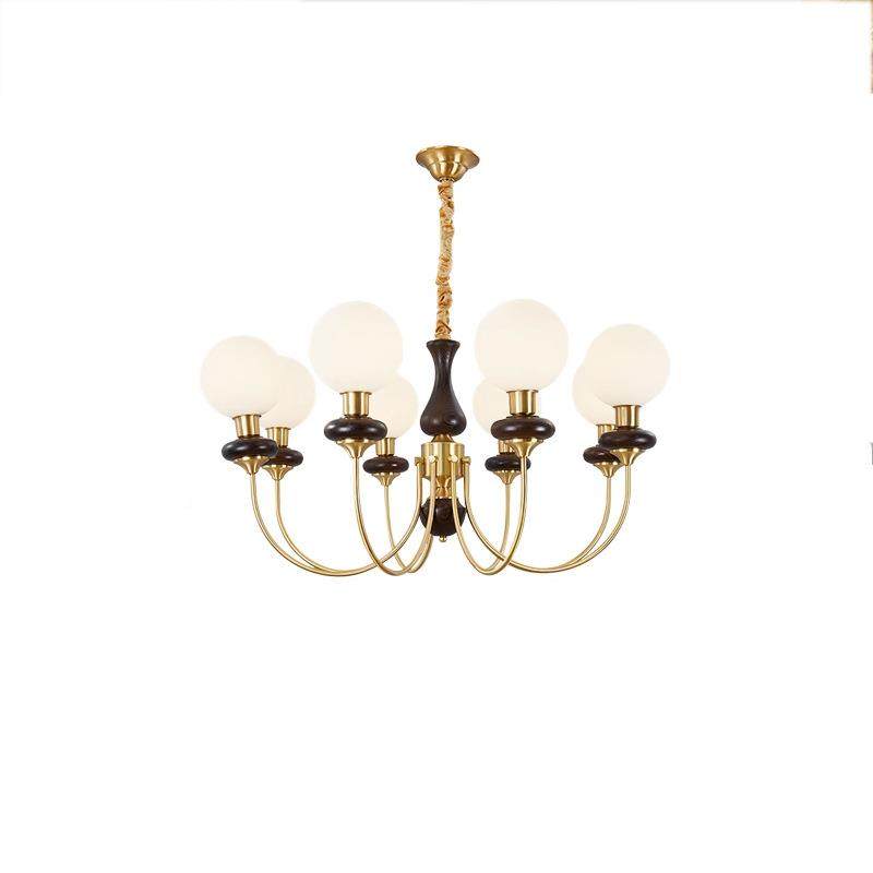 法古式中古客厅866吊灯美t式复vinage大厅木主灯胡桃高级感灯具,淘宝优惠券,粉丝福利购,淘宝优惠卷