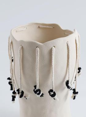 代侘寂凤创意吊坠树干花瓶样现房脂别墅客厅餐桌新奇板特装饰GD-H