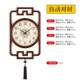 New Chinese style wall clock Hakka hall Chinese style clock simple super about WZV decorative silent creative large wooden clock