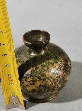 仿古卦做旧青铜八避龙火门烧天西火北角乾卦位开口葫芦xy115瓶子