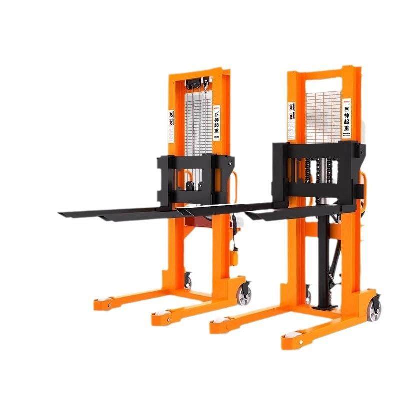 手动叉车堆高车1吨叉车电动2吨升降液压车手推升高小型堆高车,淘宝优惠券,粉丝福利购,淘宝优惠卷
