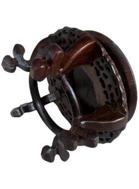 黑梓木海景棠几件底座摆实木圆花盆花瓶奇YSP形盆鱼缸佛像底座