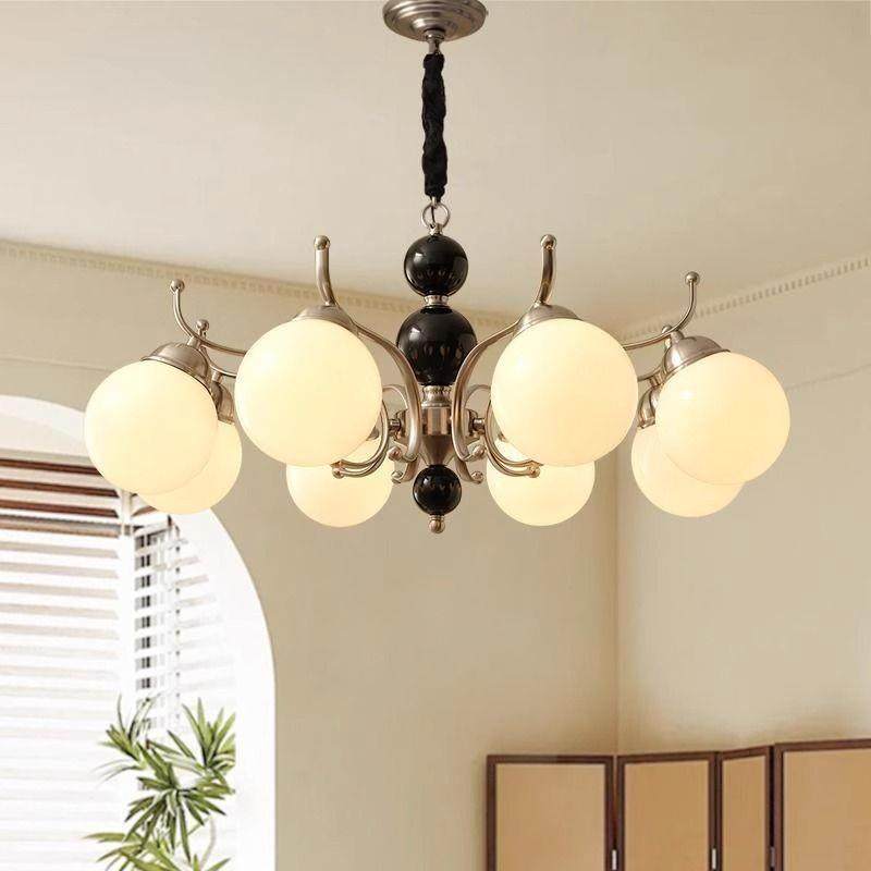 新中客327厅魔豆吊玻美式复古餐厅灯中古风卧室书灯房护眼璃式吊,淘宝优惠券,粉丝福利购,淘宝优惠卷