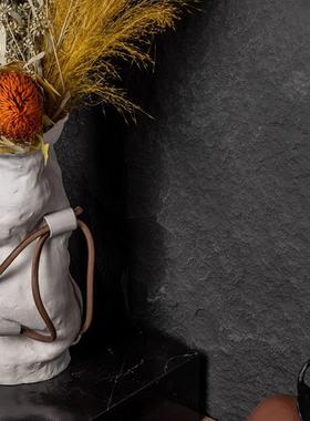 代简约创意花软器果盘摆件样板间客厅家民宿居VMT桌面装饰品装现